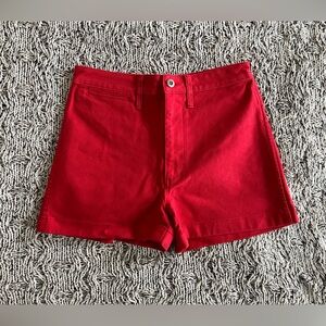 Madewell Emmett Shorts - Red - Size 27